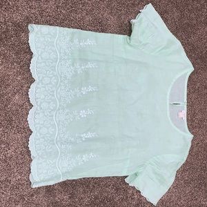 Pastel Green J. Crew Top